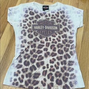 Harley Davidson Cheetah Tee